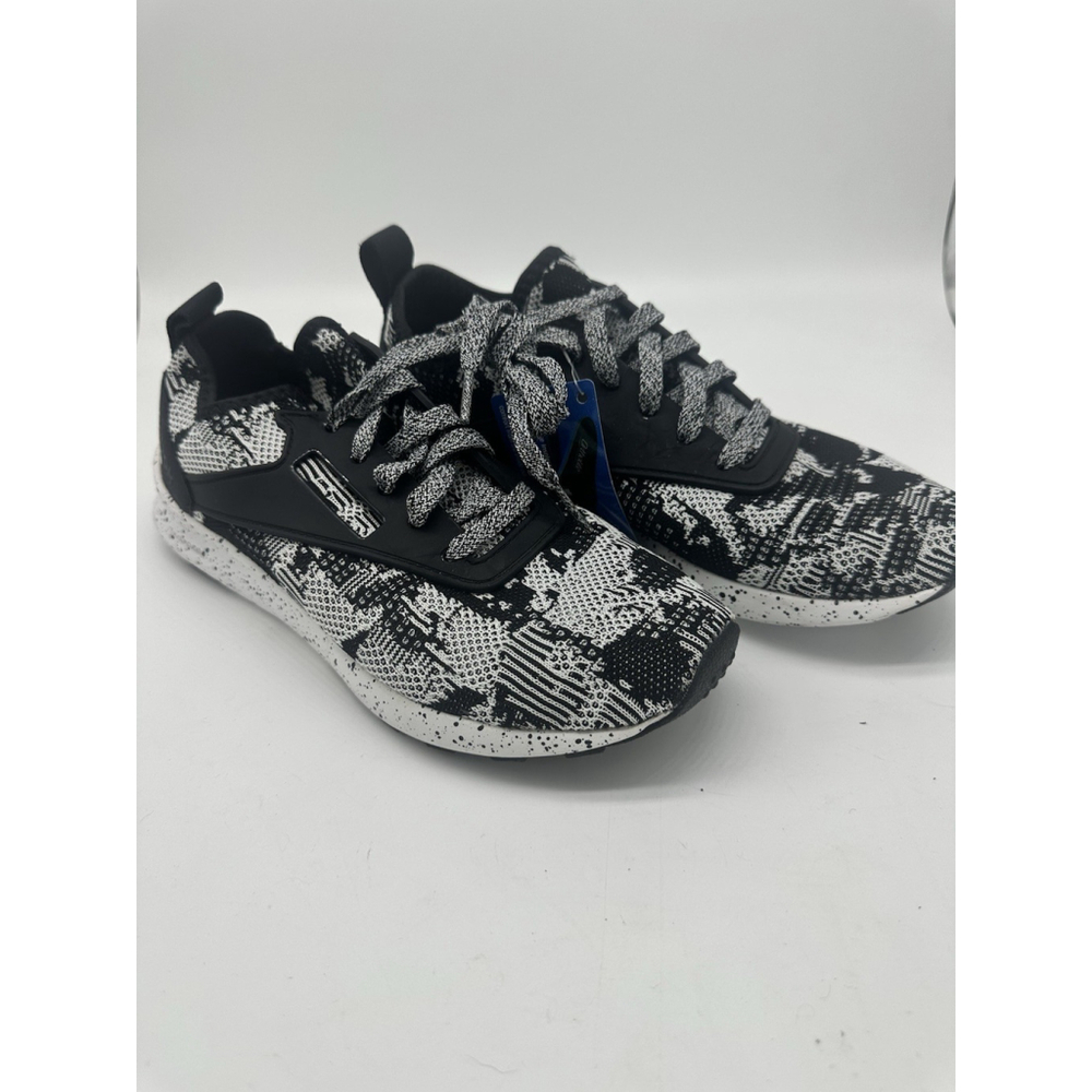 Reebok Women’s Training Shoes Black White Knit OrthoLite Size 7 New No Box